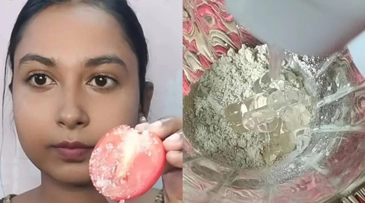 face tomato gel