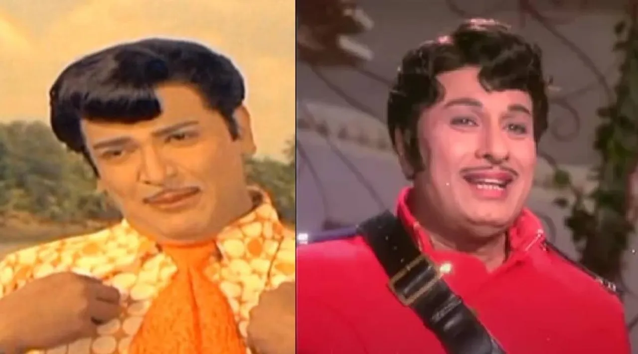 M K Muthu and MGR
