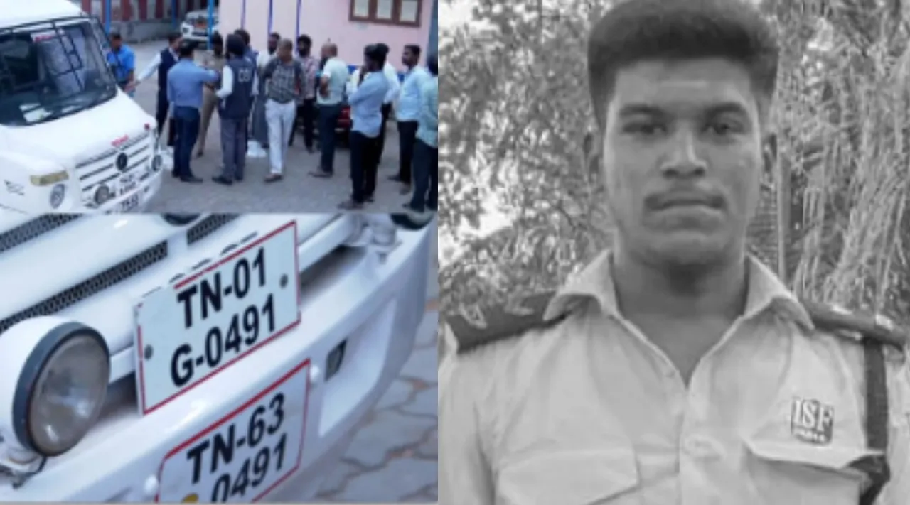 Sivagangai  Madapuram Ajith Kumar Custodial Death Case CBI found fake police van number plate Tamil News