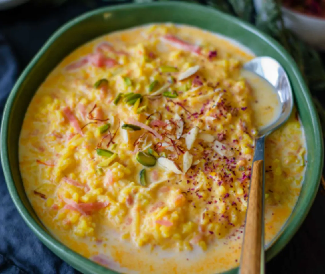 carrot and rice kheer