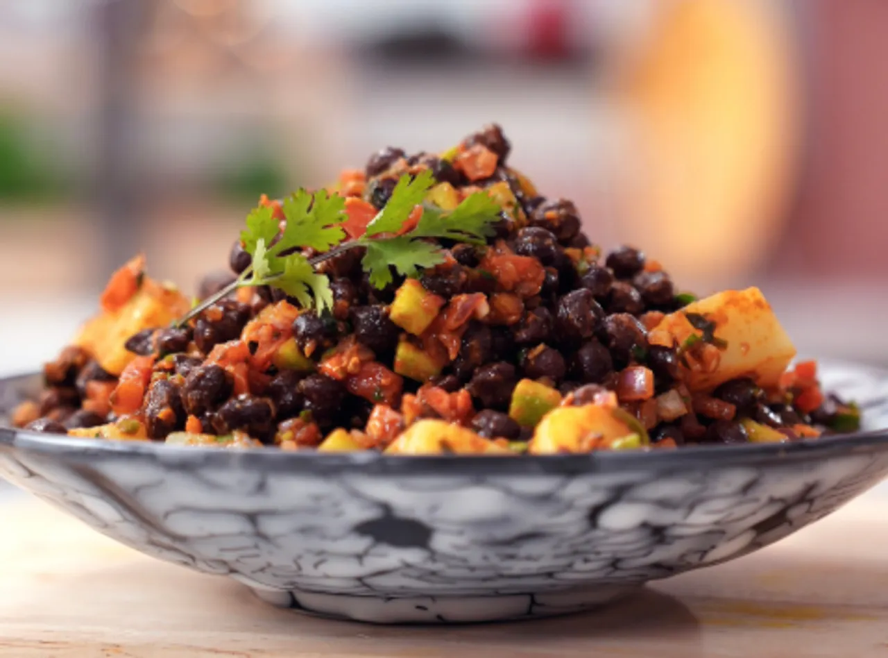 kala chana chaat