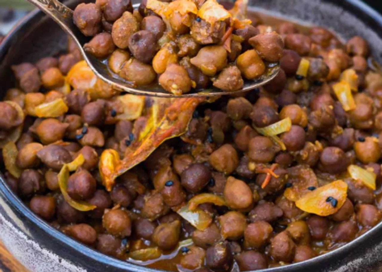 kala chana chaat