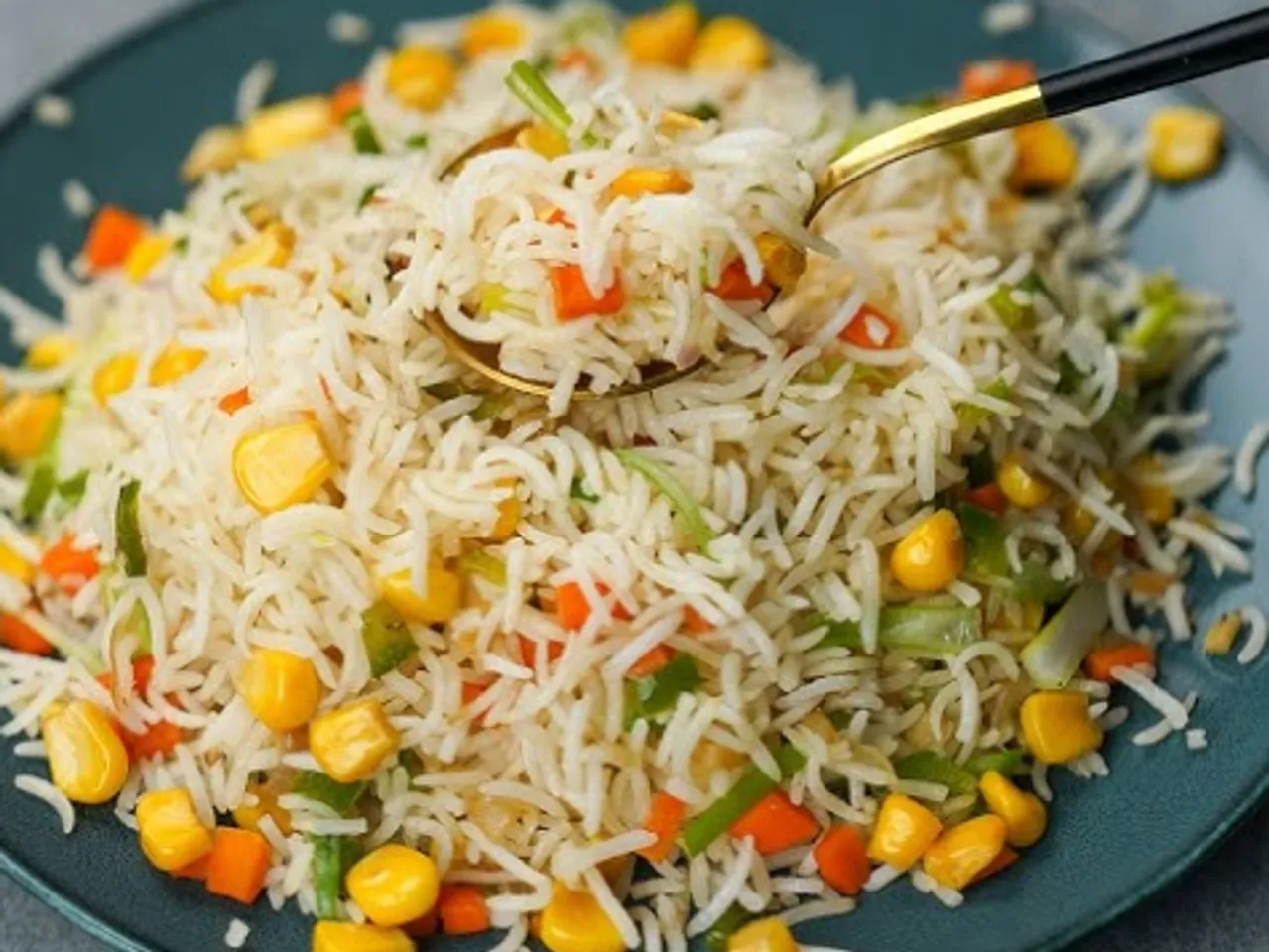 sweet corn egg rice