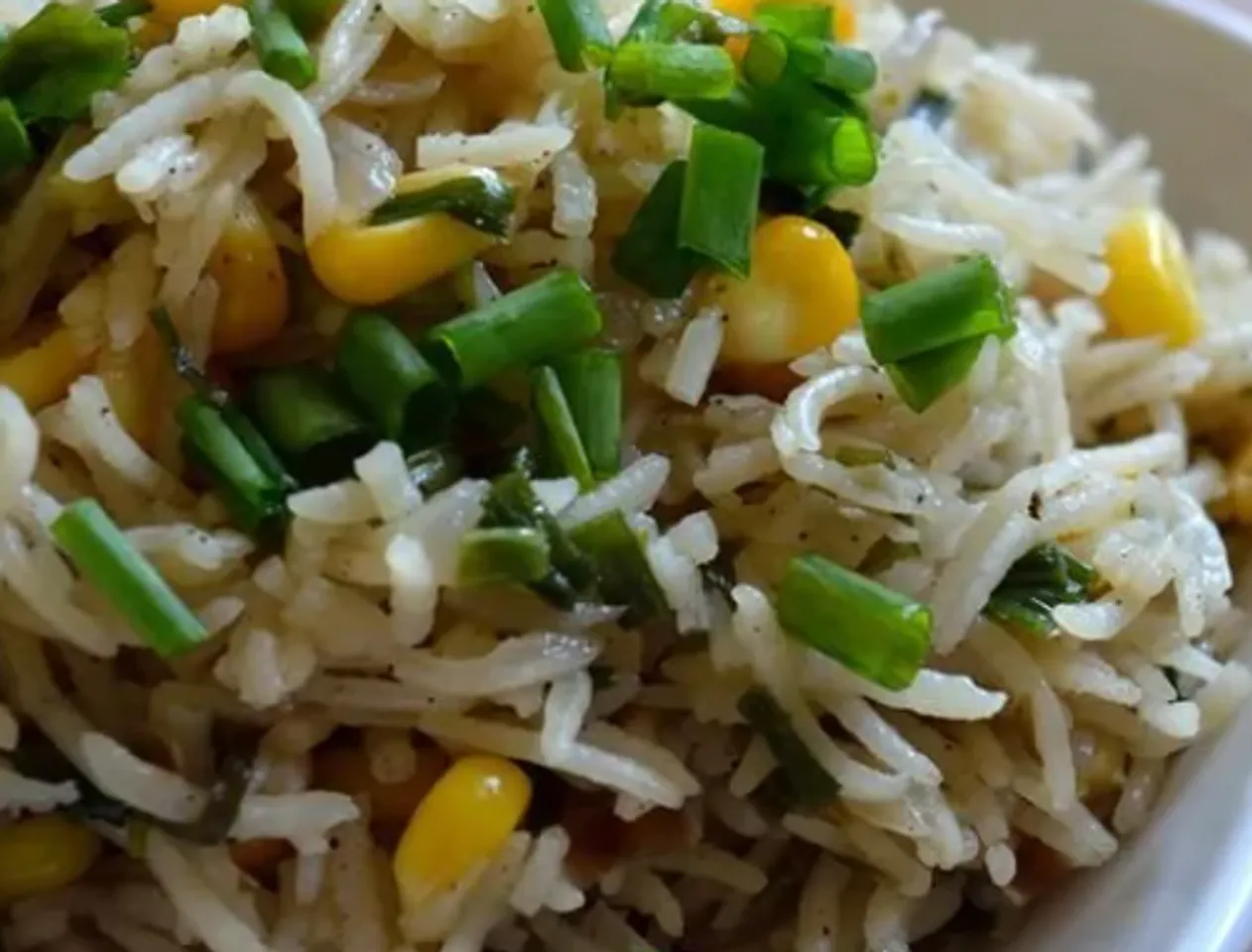 sweet corn egg rice