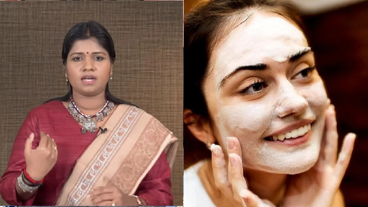 Gram flour Kasturi turmeric Honey face pack