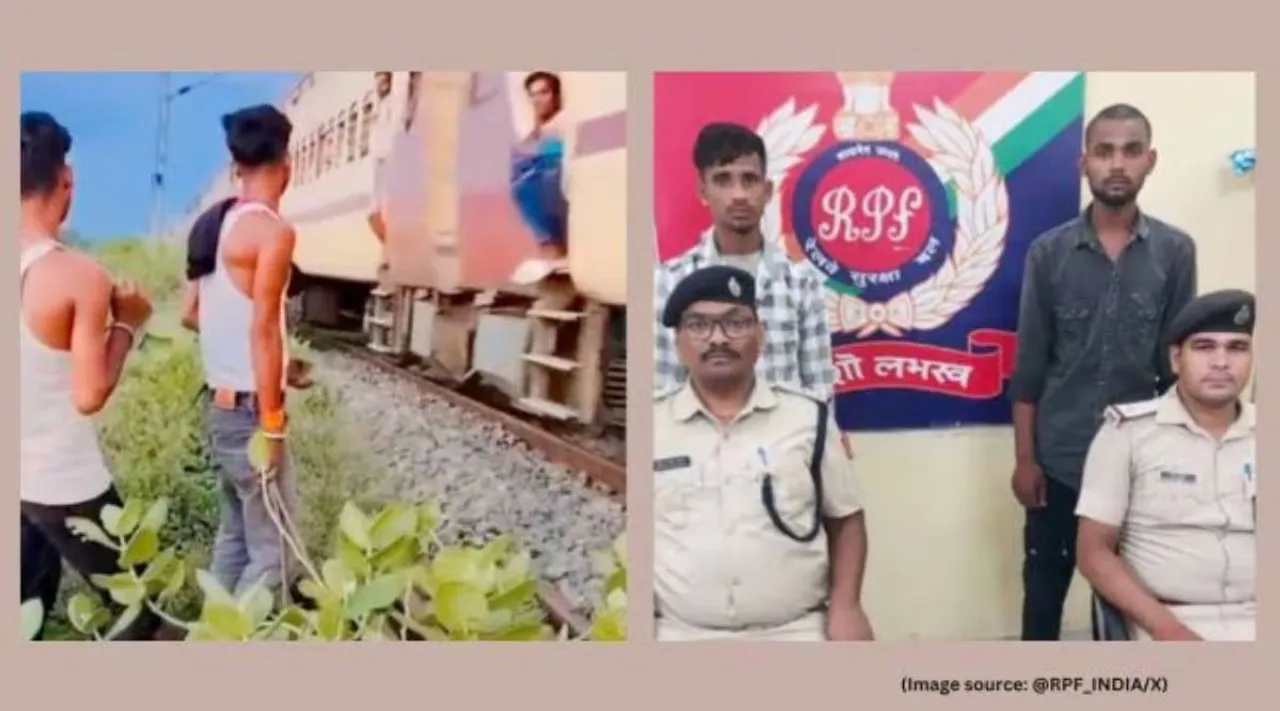 Bihar train stunt RPFvideo