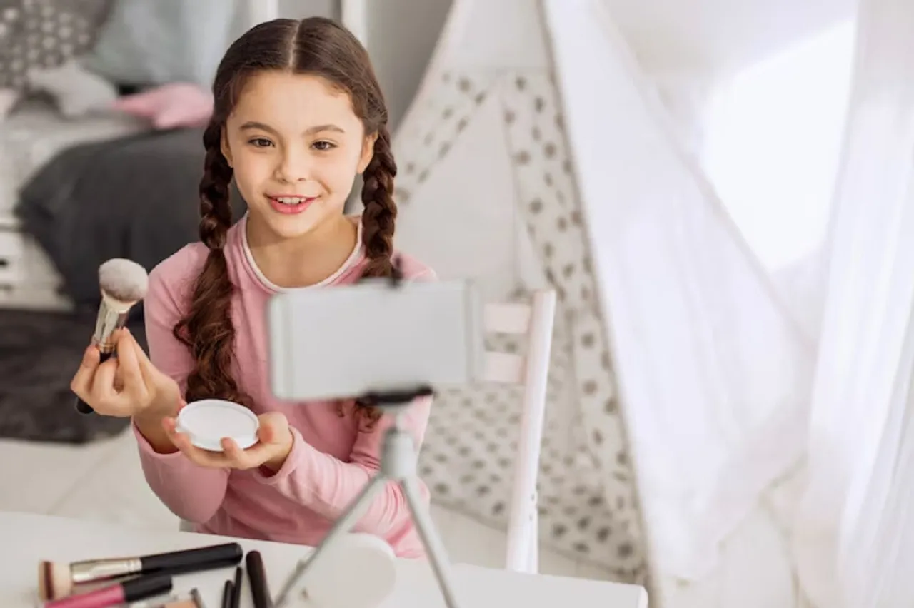 Kids makeup trend