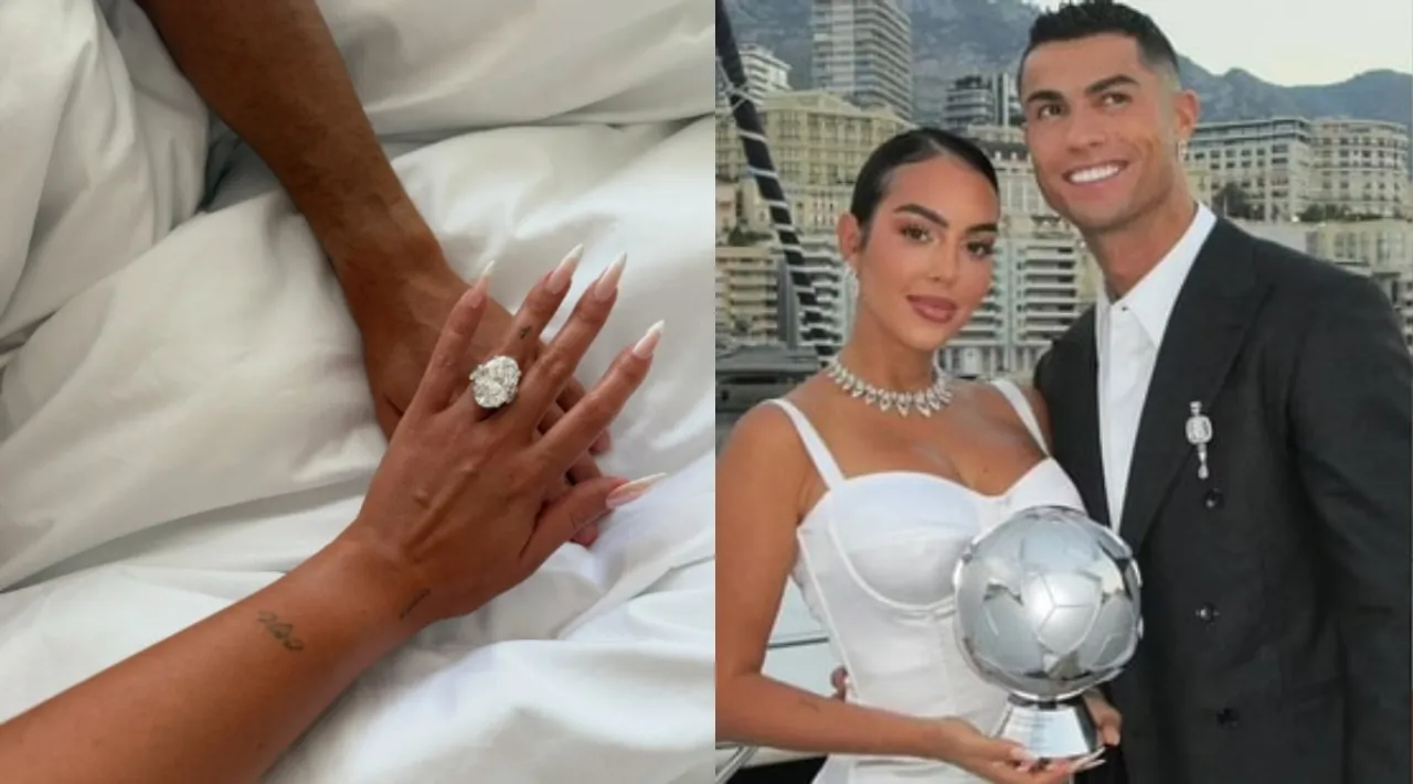 Cristiano Ronaldo proposes to Georgina Rodriguez engagement ring price and carat Tamil News