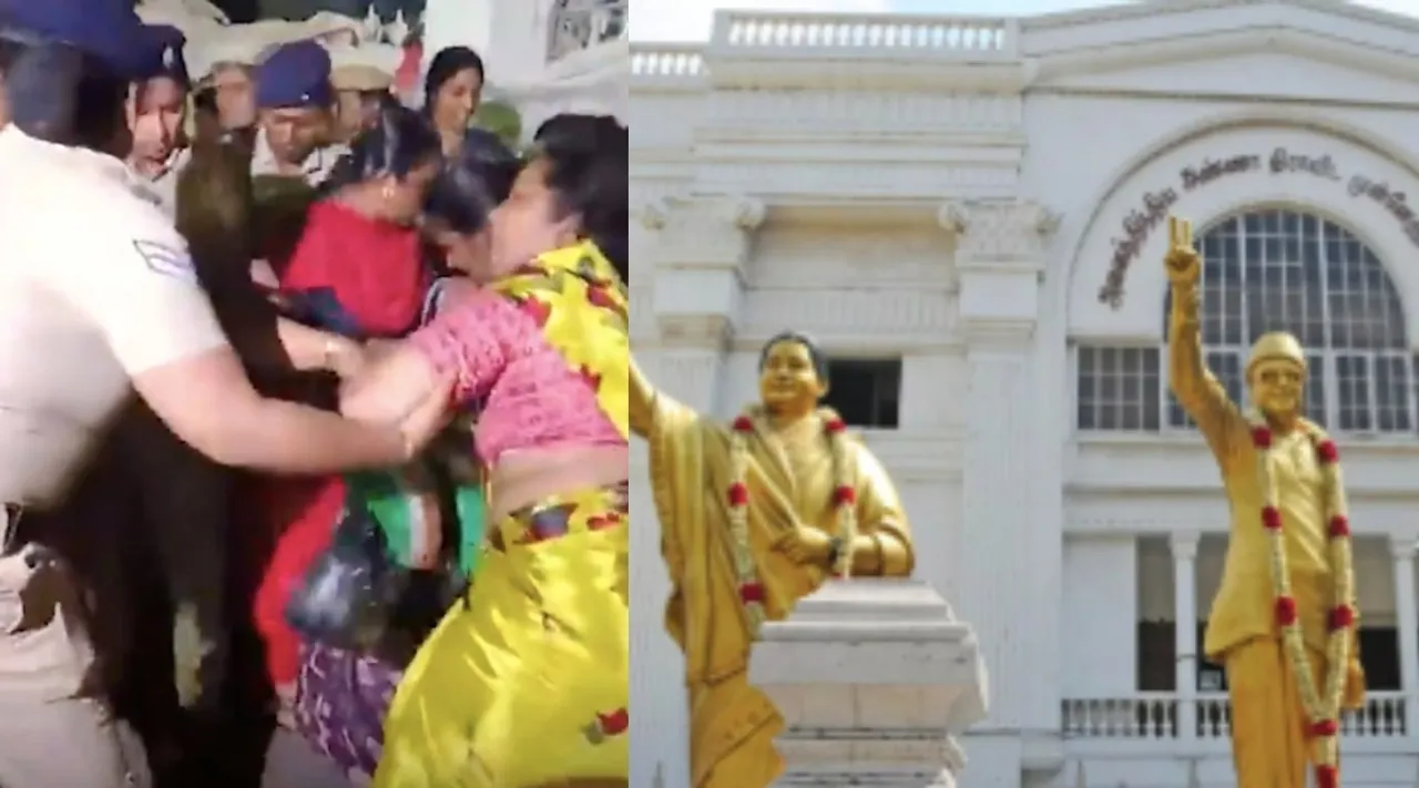 AIADMK On Chennai conservancy workers protest Madras High Court Tamil News