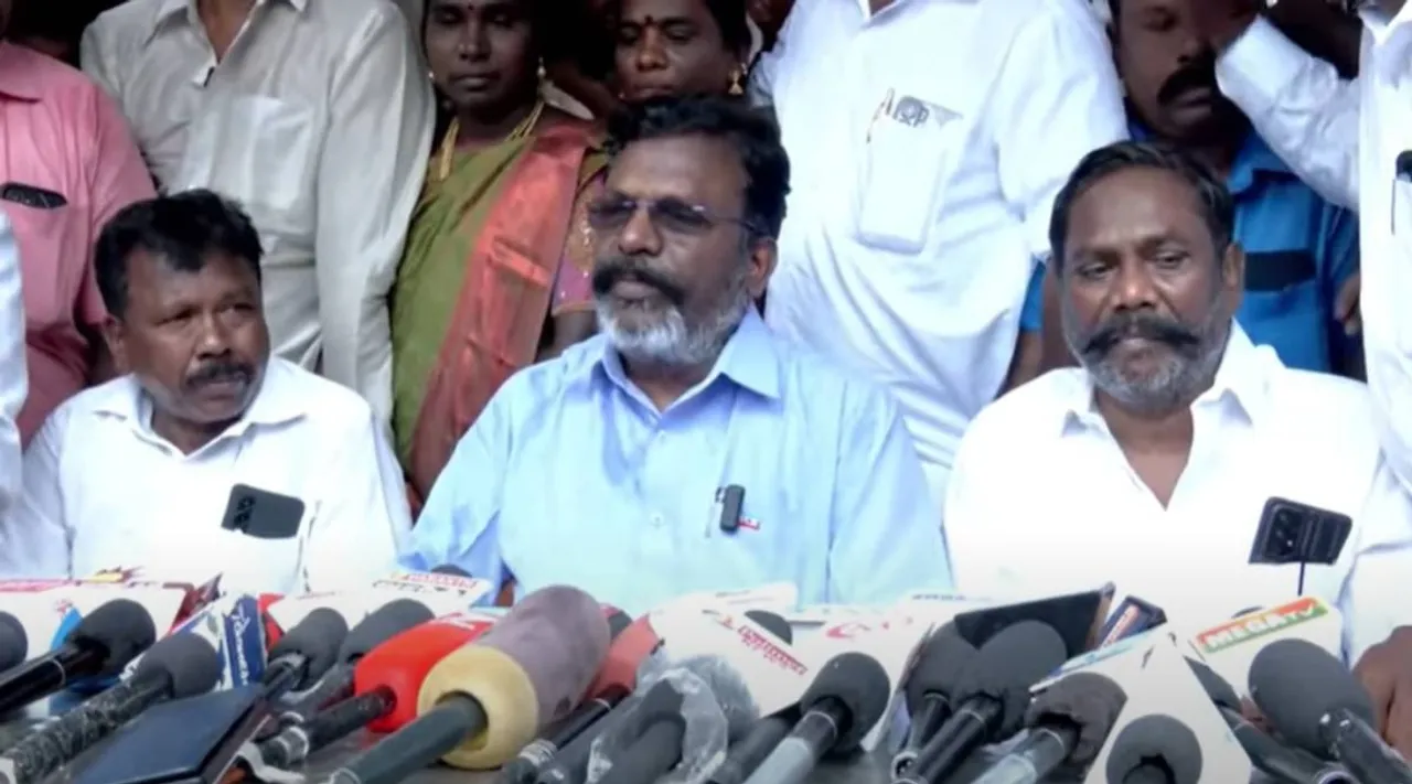 Thirumavalavan press meet 2