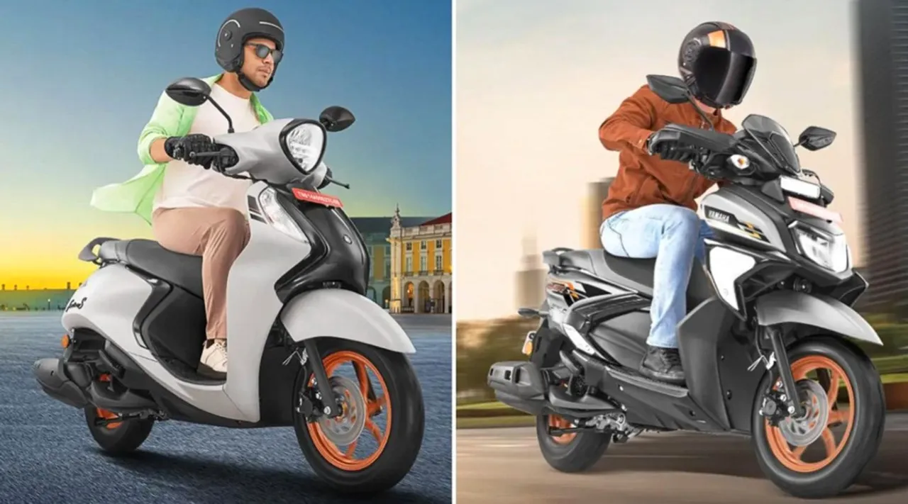 2025 Yamaha Fascino and RayZR
