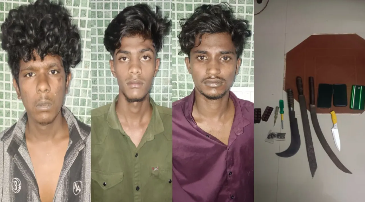 Rowdy gang arrested Coimbatore