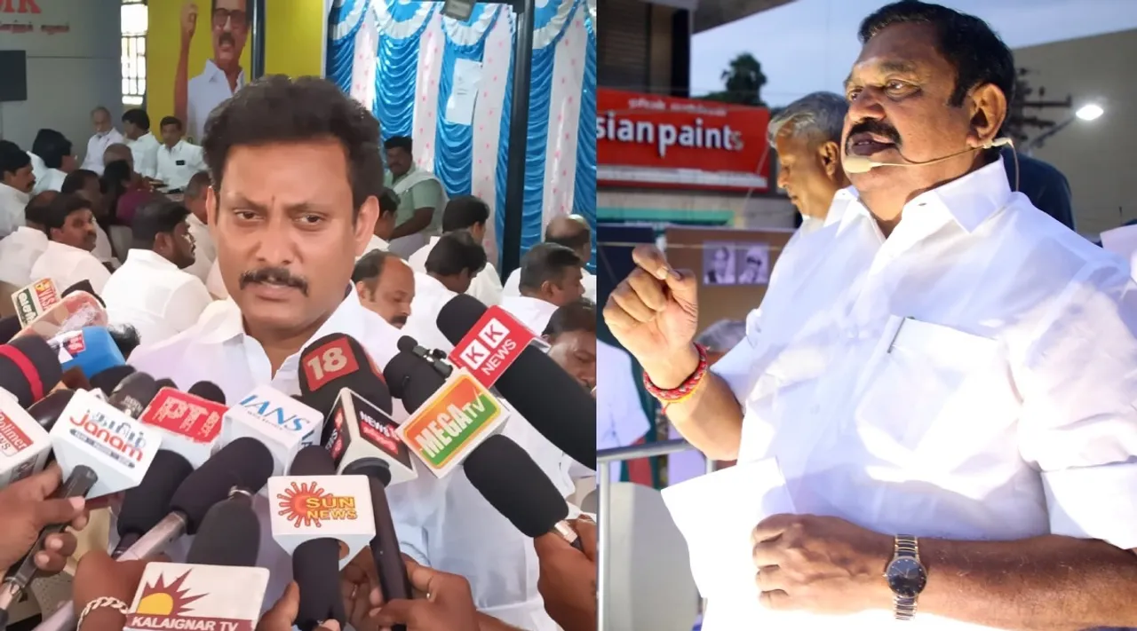 Anbil Mahesh Poyyamozhi Press Meet Trichy Ambulance Edappadi Palanisamy campaign Tamil News
