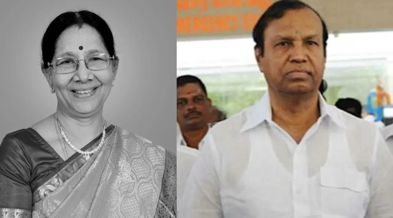 DMK TR Baalu wife TR BRajaa mother Renuka Devi Baalu passed away Tamil News