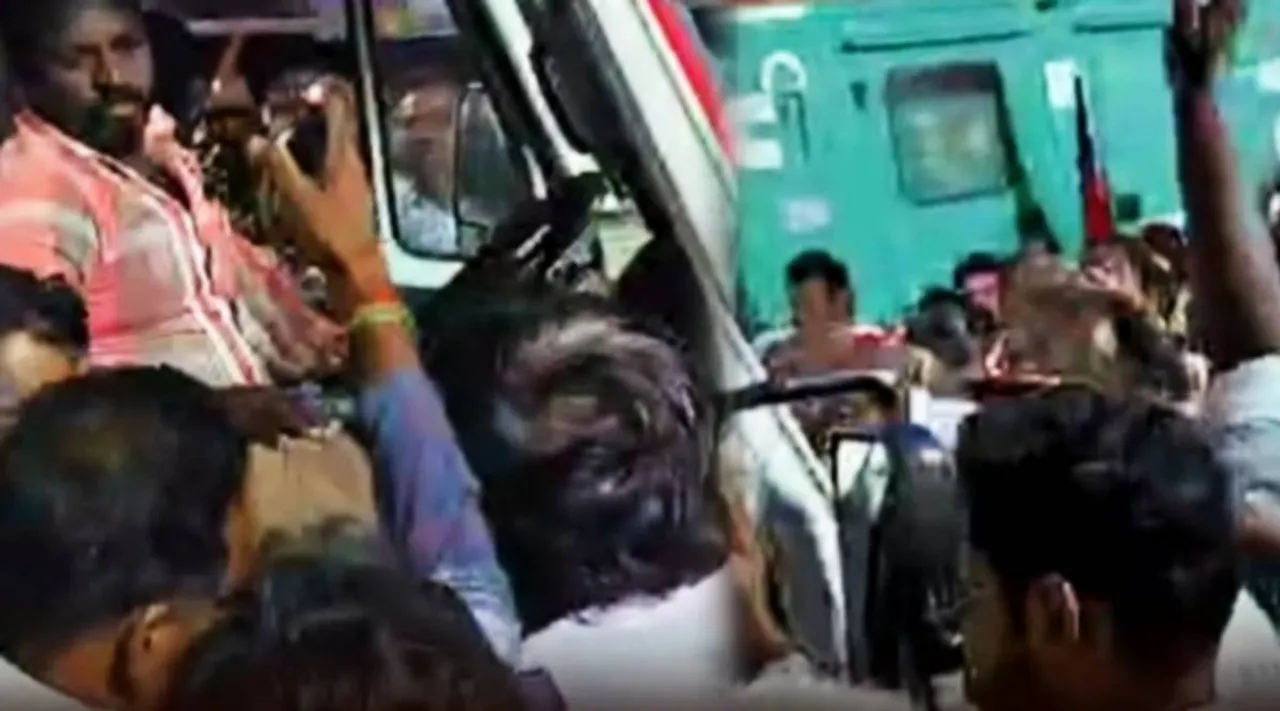 ambulance attack aiadmk