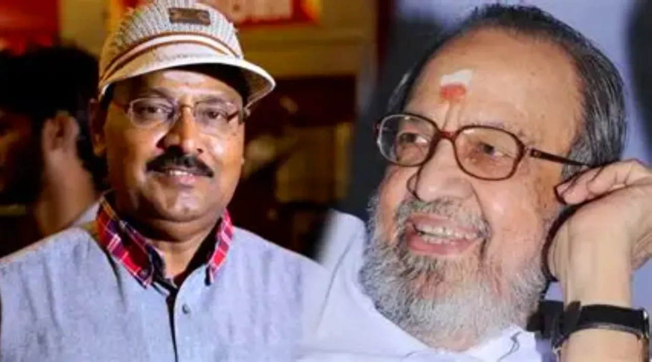 Poet Vaali and K Bhagyaraj