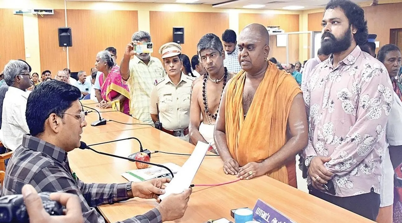 Tamburan petition to collector Madurai Atheenam should resign Tamil News