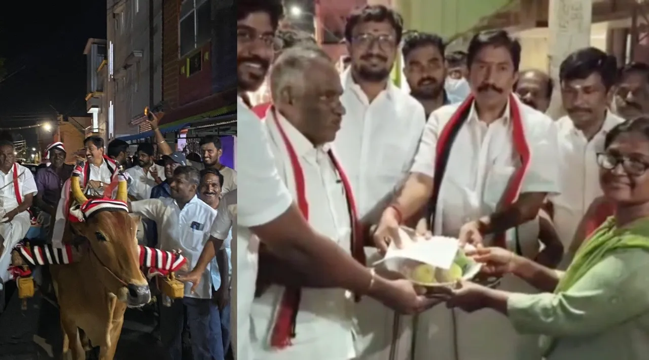 Coimbatore Singanallur KR Jayaram Edappadi K Palaniswami invitation bullock cart Tamil News