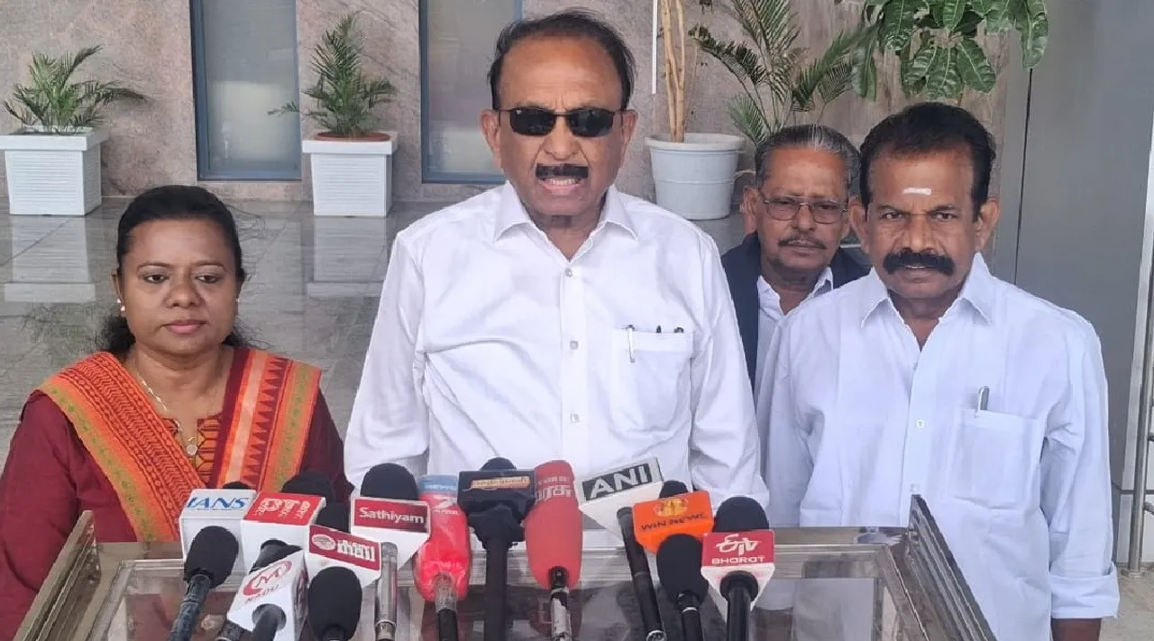 Trichy Vaiko Condemn Amit Shah DMK BJP Tamil News