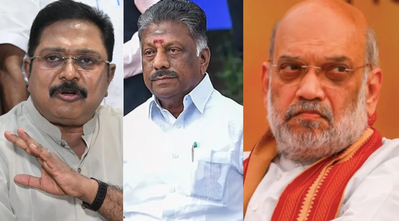 Amit Shah tells TN BJP to strengthen alliance OPS TTV Dhinakaran exits NDA Tamil News