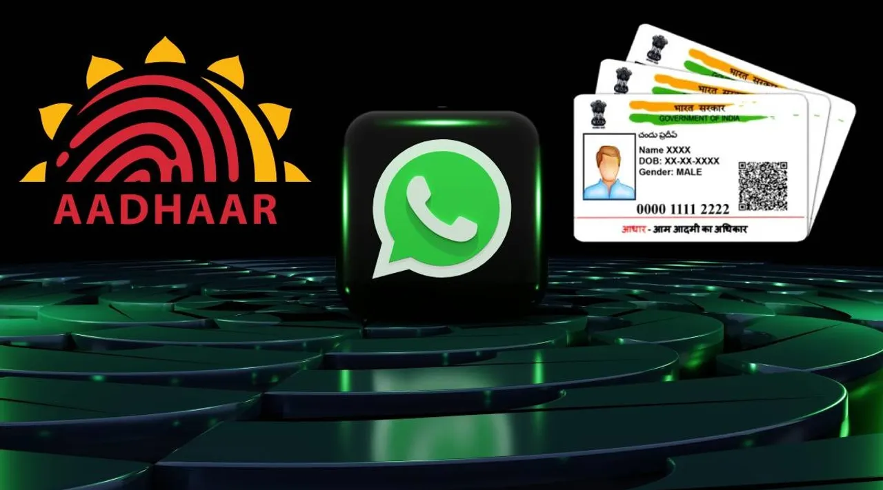 download Aadhaar Card using WhatsApp