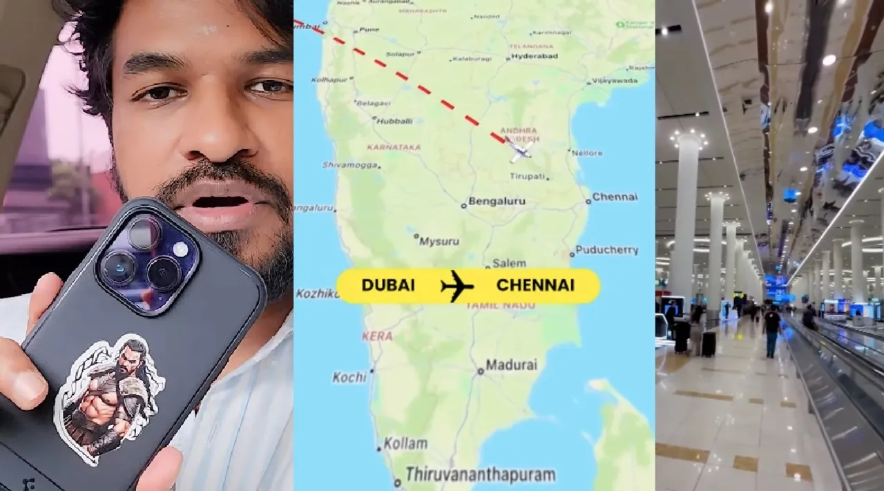 Tamil YouTuber Lost Phone In UAE Dubai Police Deliver It Back To Chennai Home Tamil News