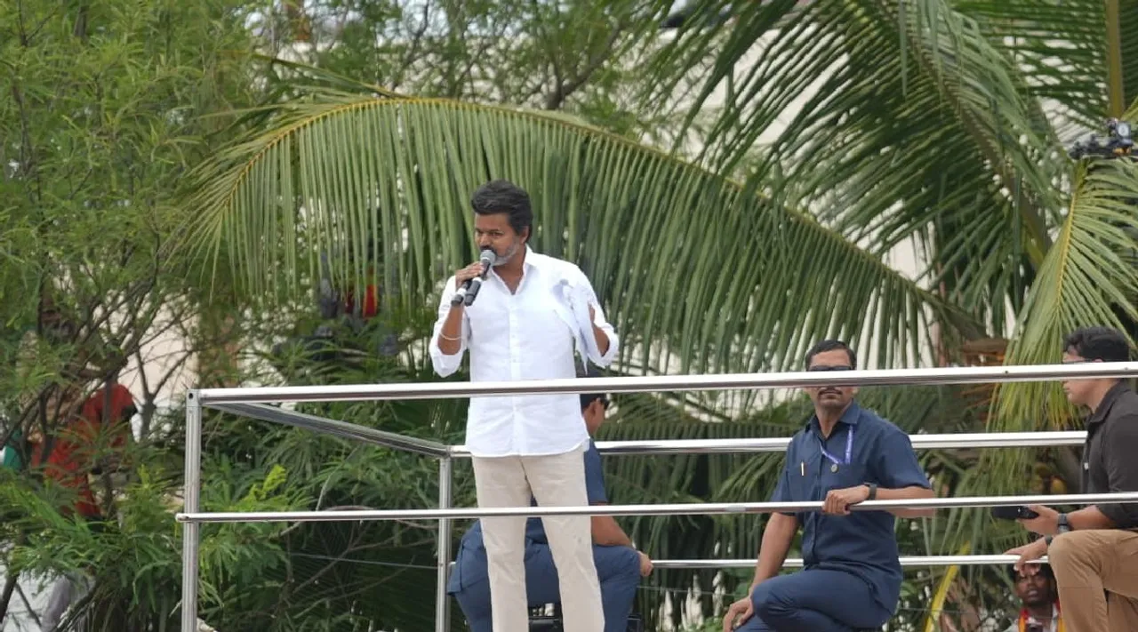 TVK Vijay Rally Nagapattinam speech attack MK Stalin DMK Govt Tamil News