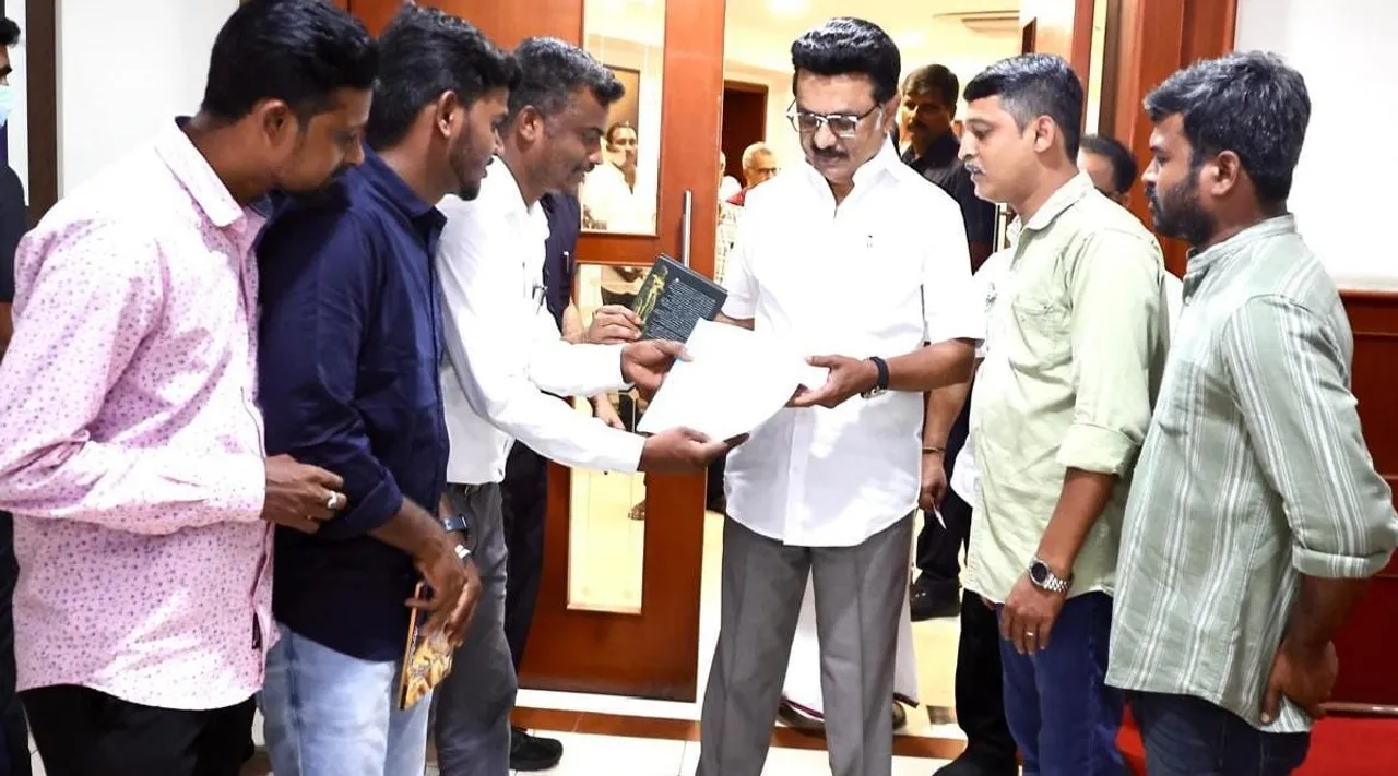 TN CM MK Stalin assures Coimbatore journalists get House Patta soon Tamil News