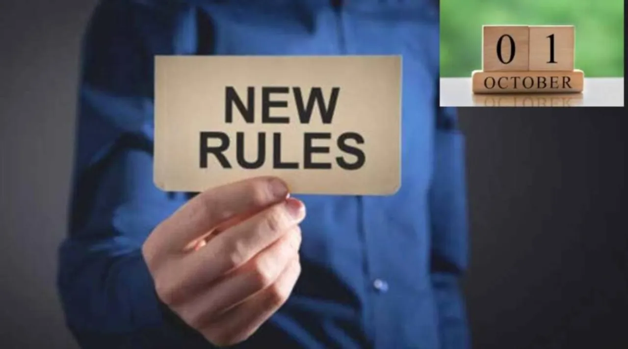 New Rules from October 1