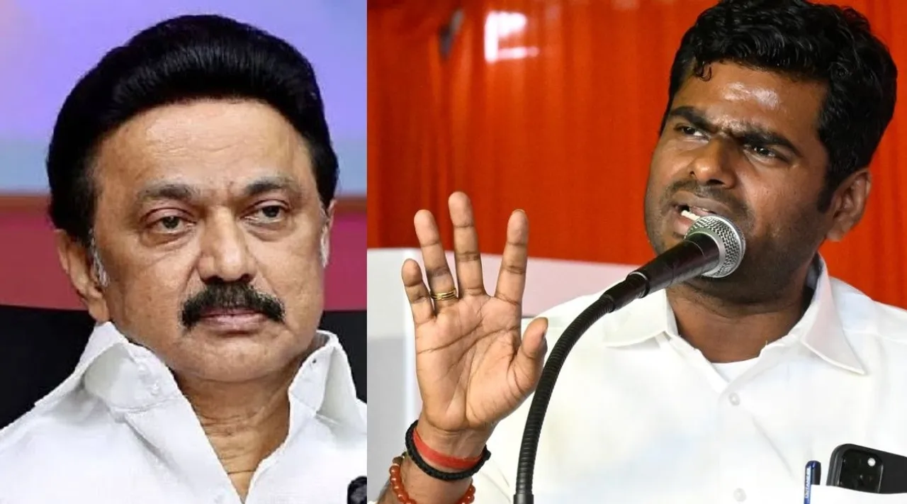 Annamalai BJP question TN CM MK Stalin no roads to villages Tamil News