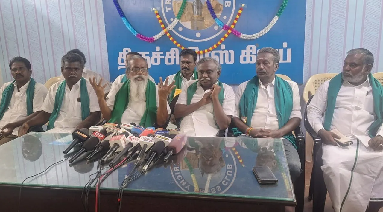 farmer trichy paddy