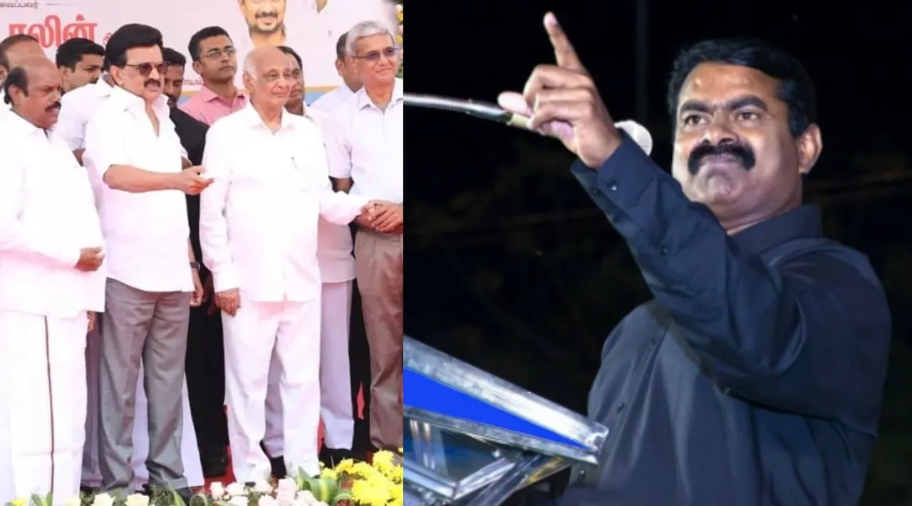 Seeman question TN CM Stalin GD Naidu flyover Coimbatore Tamil News