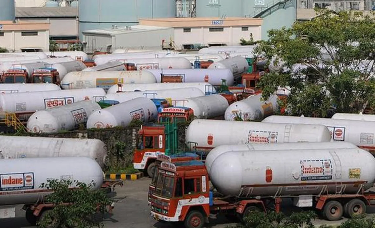 Gas tanker lorry strike