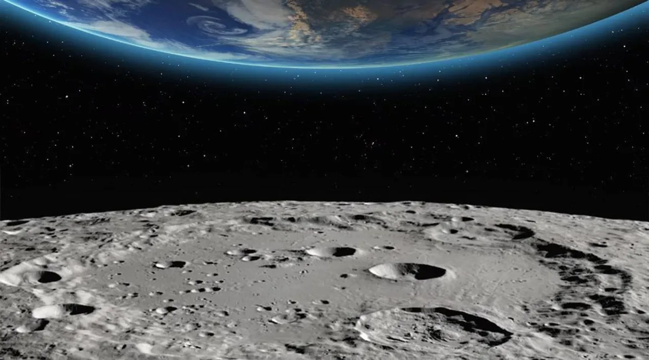 Moon  south pole