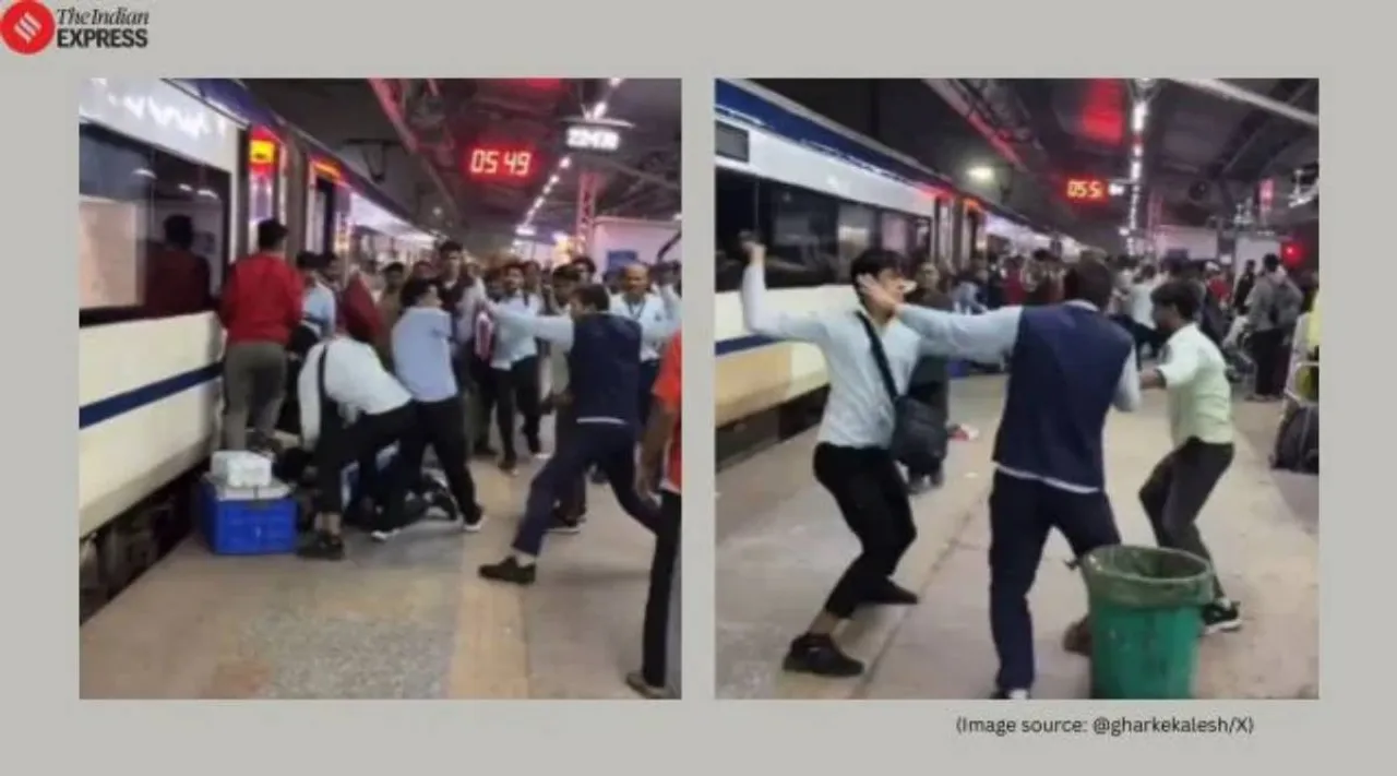 IRCTC staff punches
