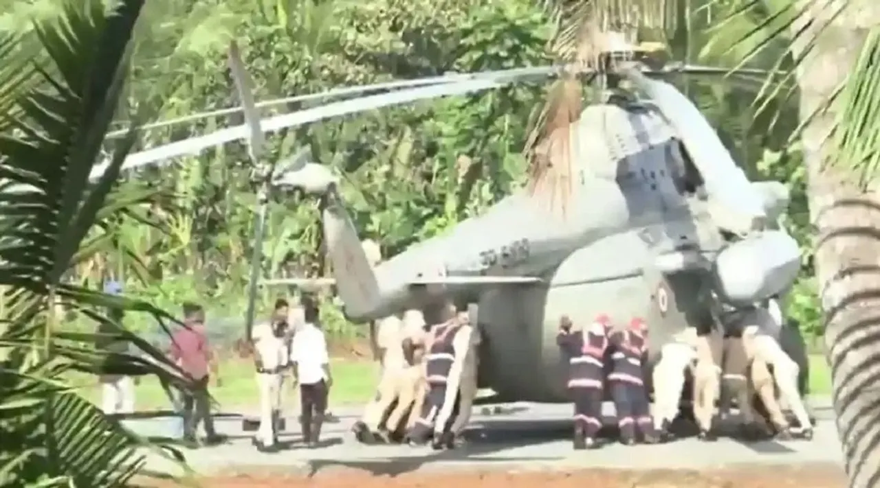 president sabarimala helicopter