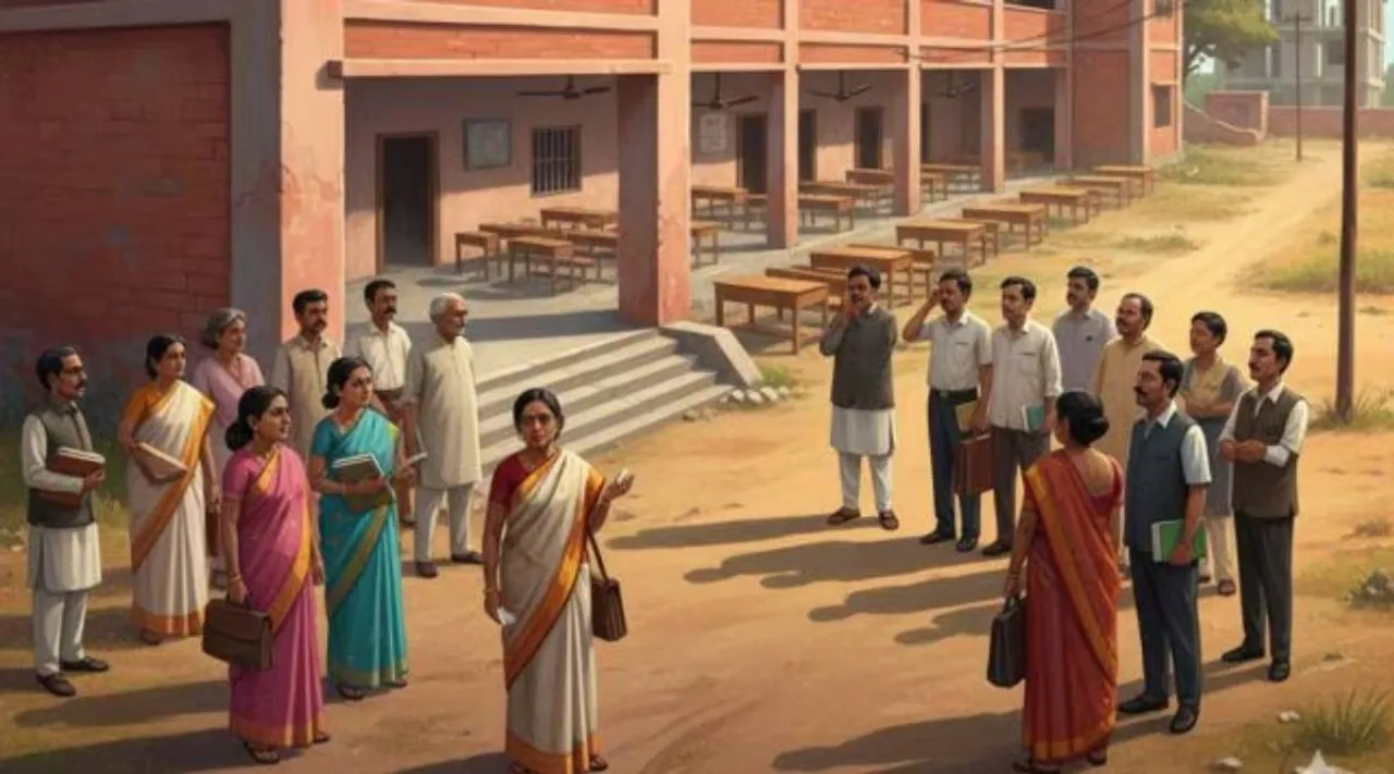 school teachers no students payroll