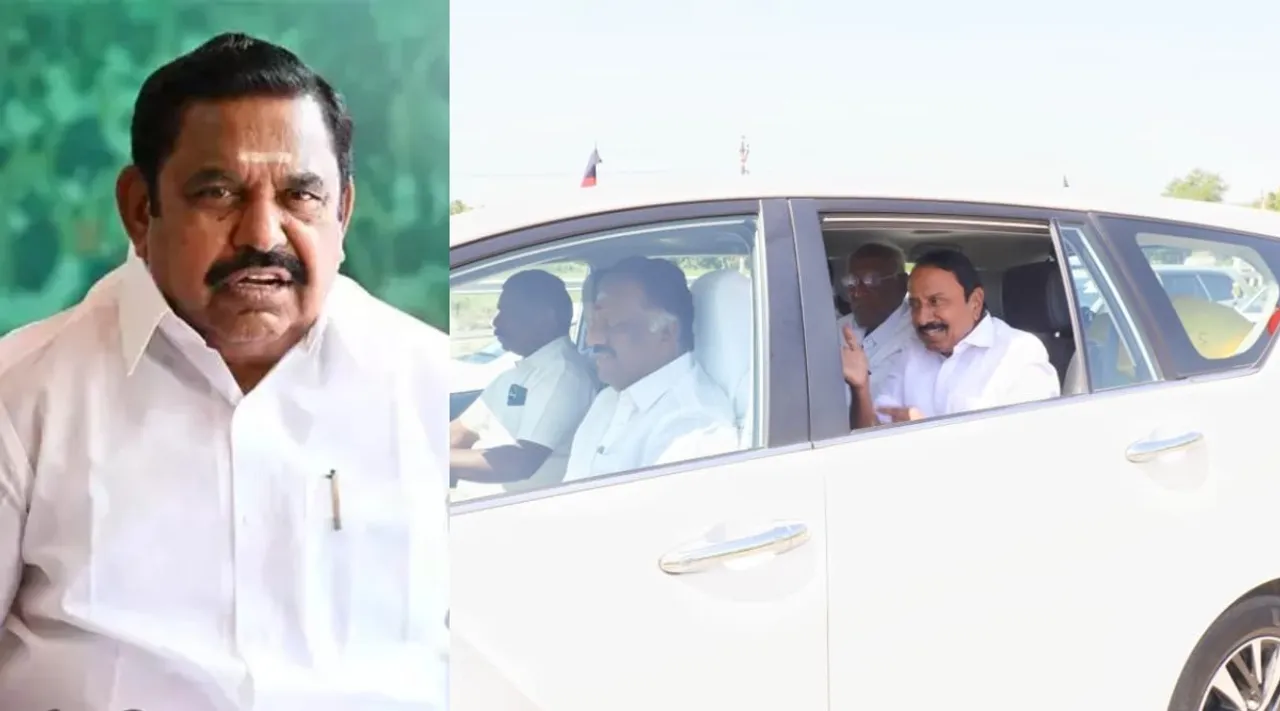 Edappadi K Palaniswami reaction OPS and sengottaiyan travelling in same car Tamil News