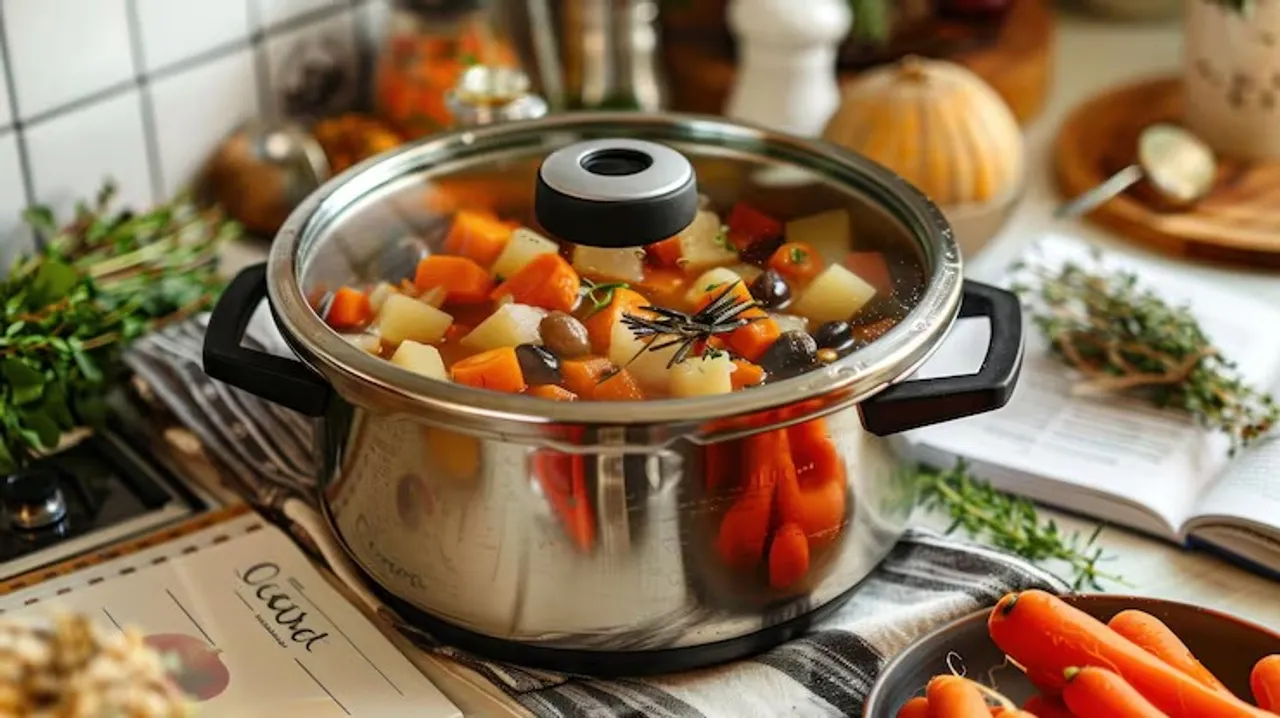 pot-stew-with-carrots-potatoes-pumpkin-simmering-stove_161754-49991