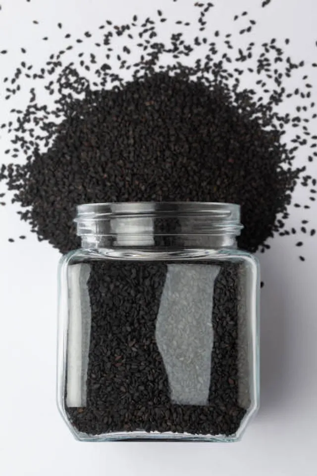 black sesame seeds