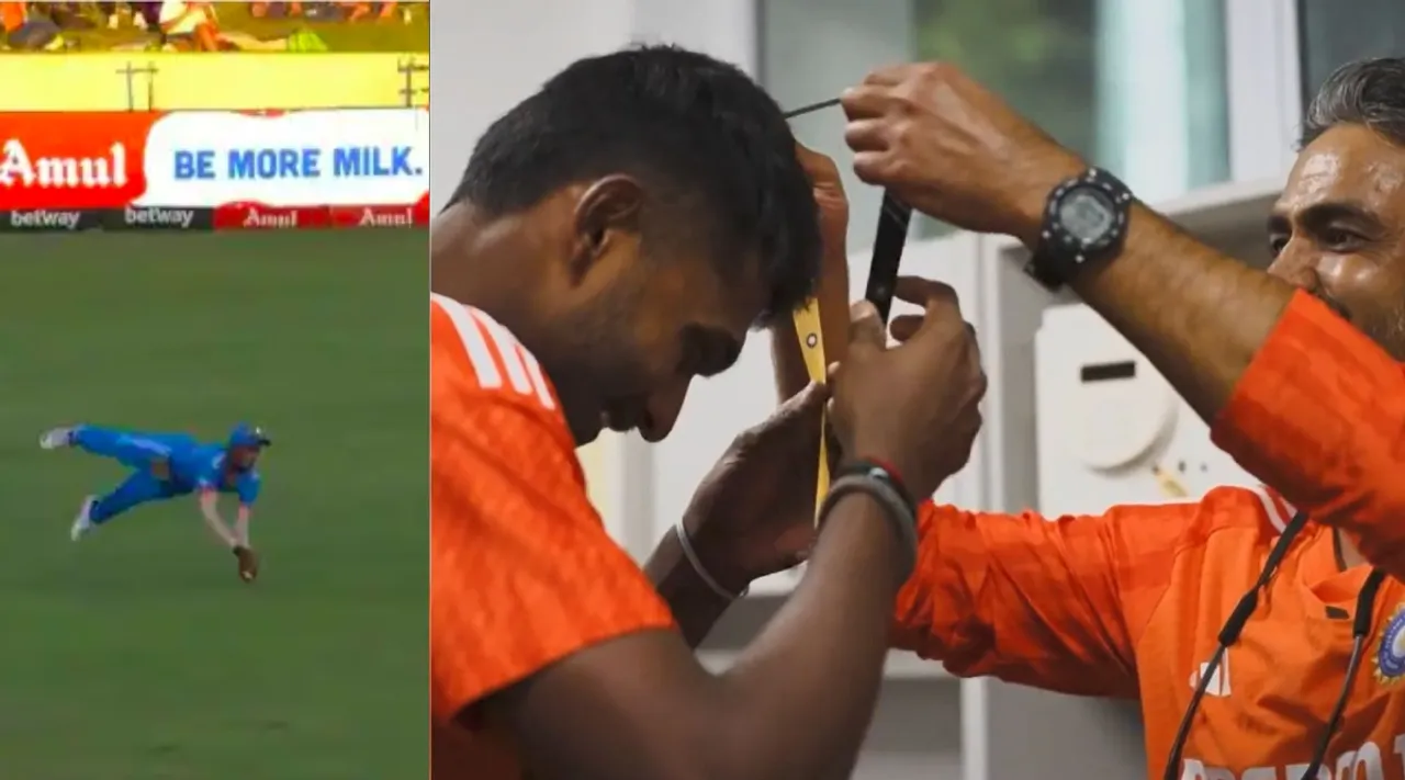 KL Rahul Sai Sudharsan Impact Fielder medal after India ODI series win over South Africa Tamil News 