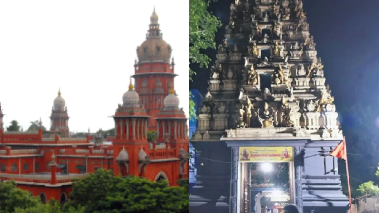 Protest against removal of Ratna Ganesha temple in Chennai