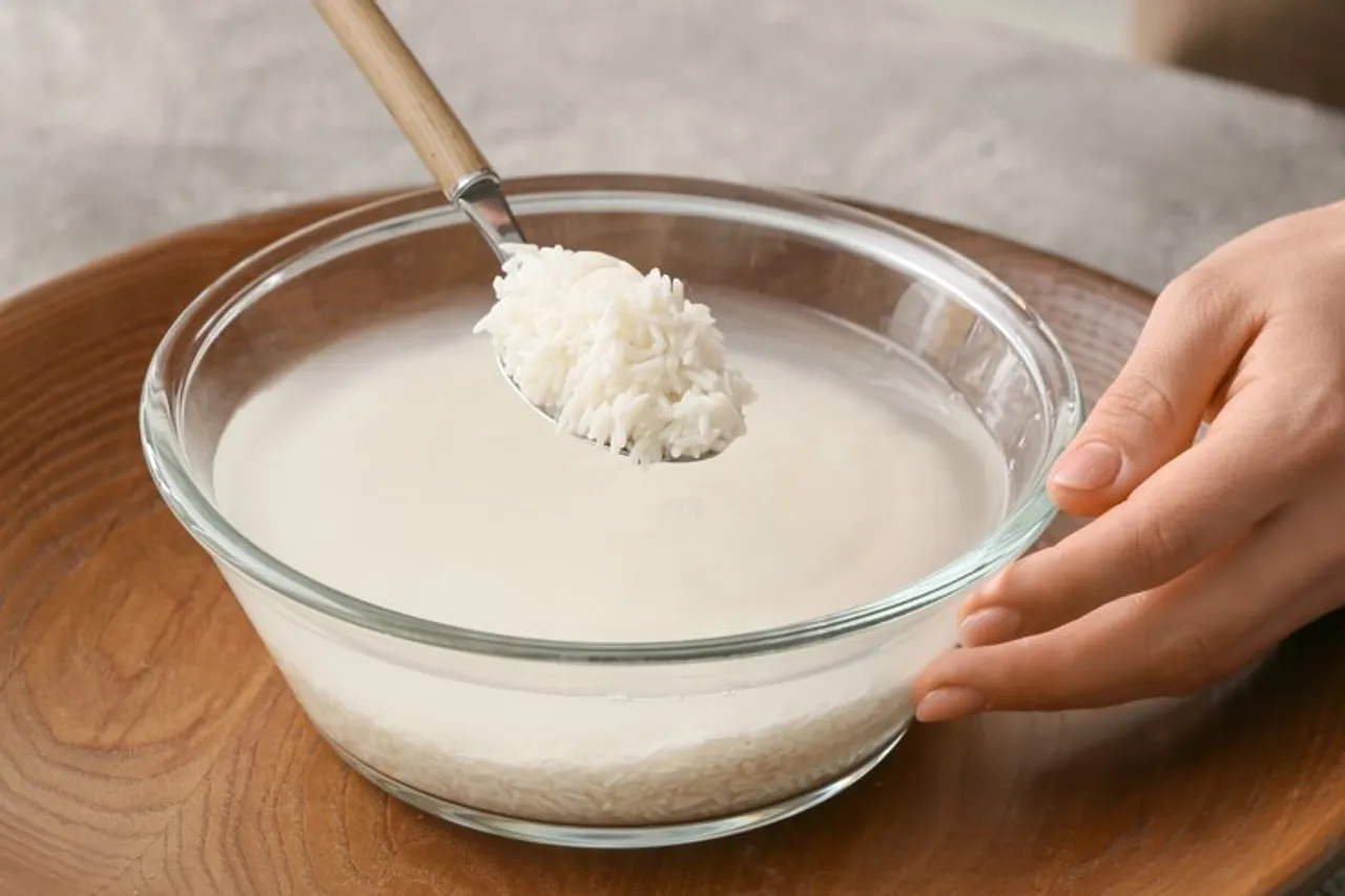 Rice water hair 