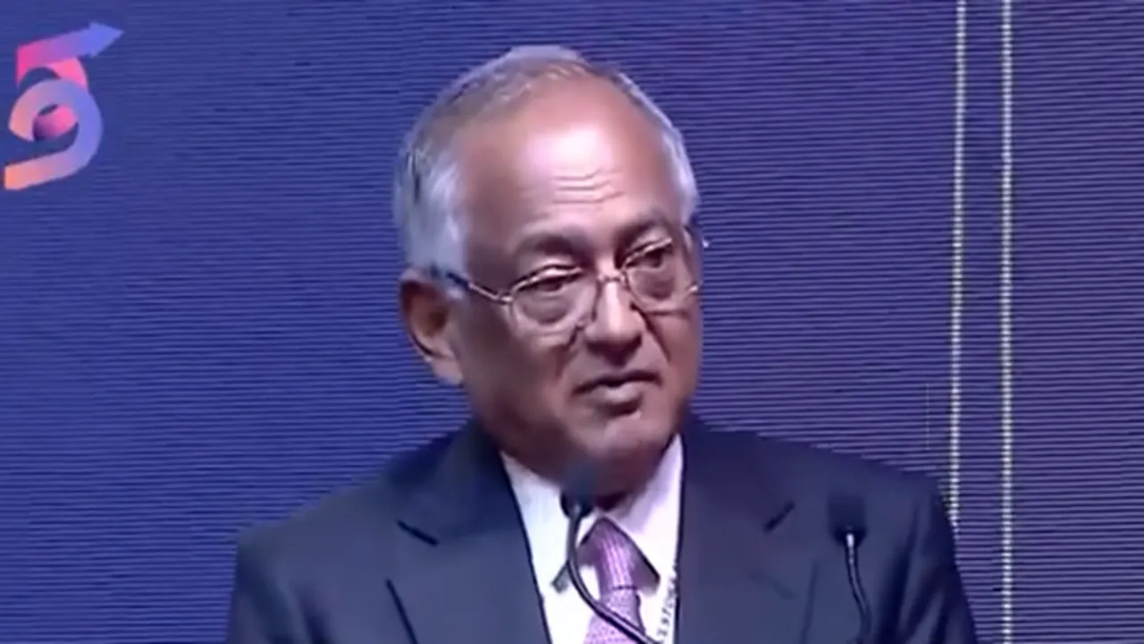 TVS Group Chairman Venu Srinivasan at the Global Investors Conference in Chennai
