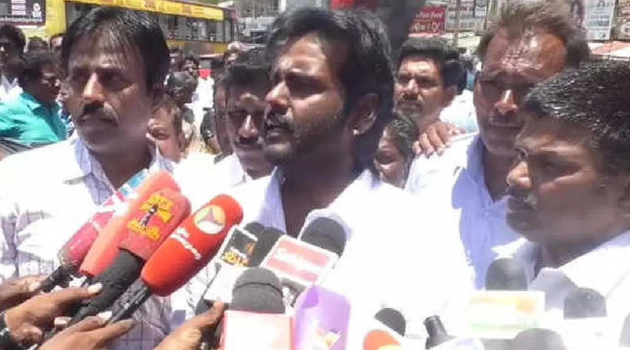 Vijaya Prabhakaran talks about AIADMK DMK VCK in Trichy Tamil News 