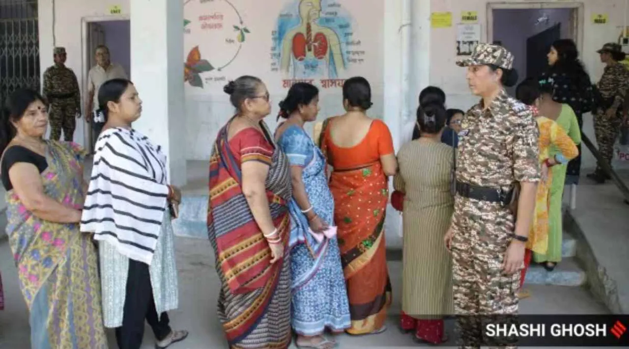 A voter turn out