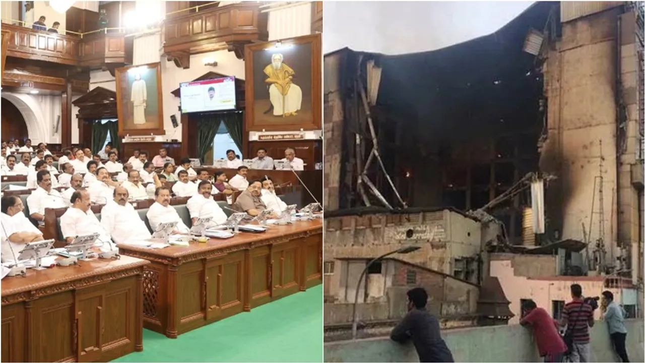 TN Assembly chennai silks fire