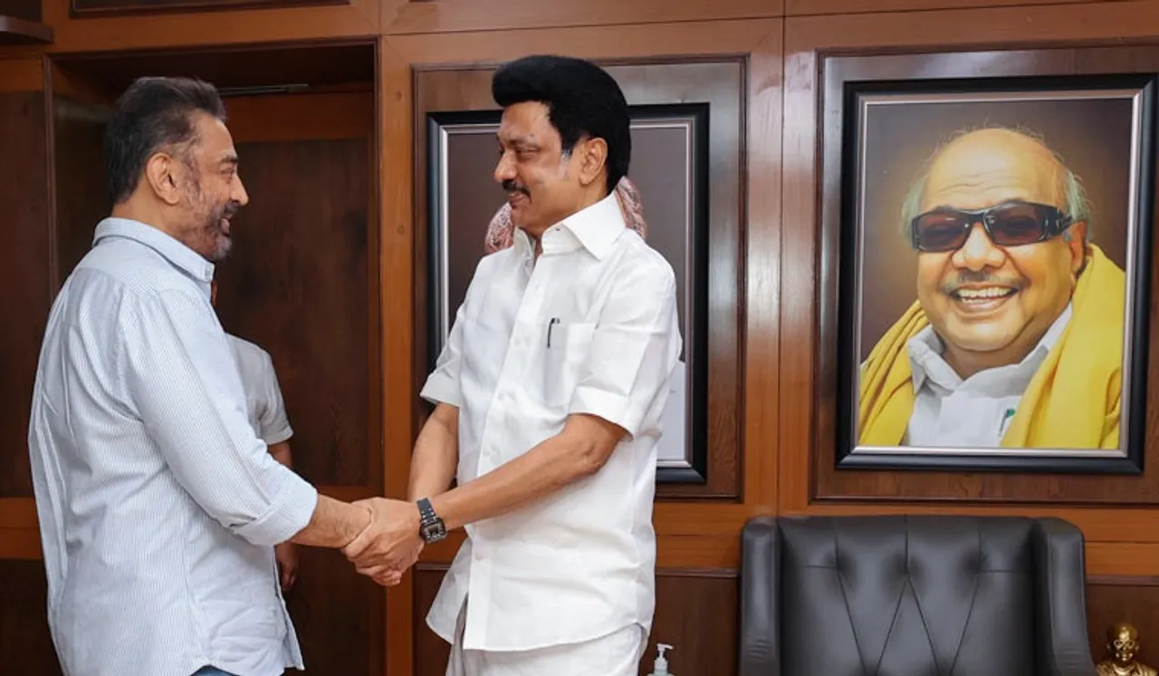 Kamal hassan and MK Stalin