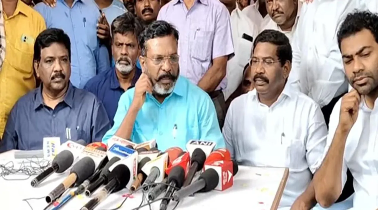 Thirumavalavan press meet