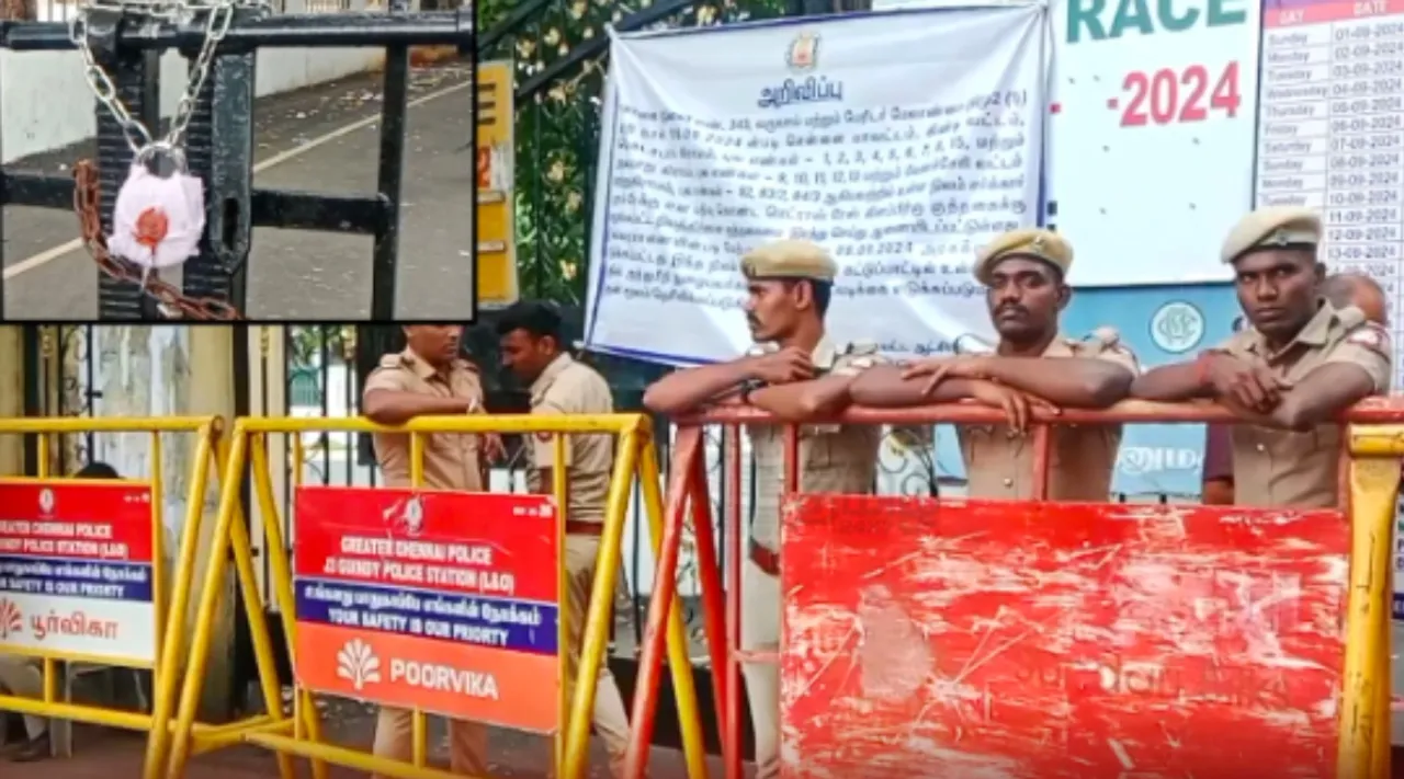 Guindy Race Course campus Sealed for Rs 780 crore rent arrears Tamil News 